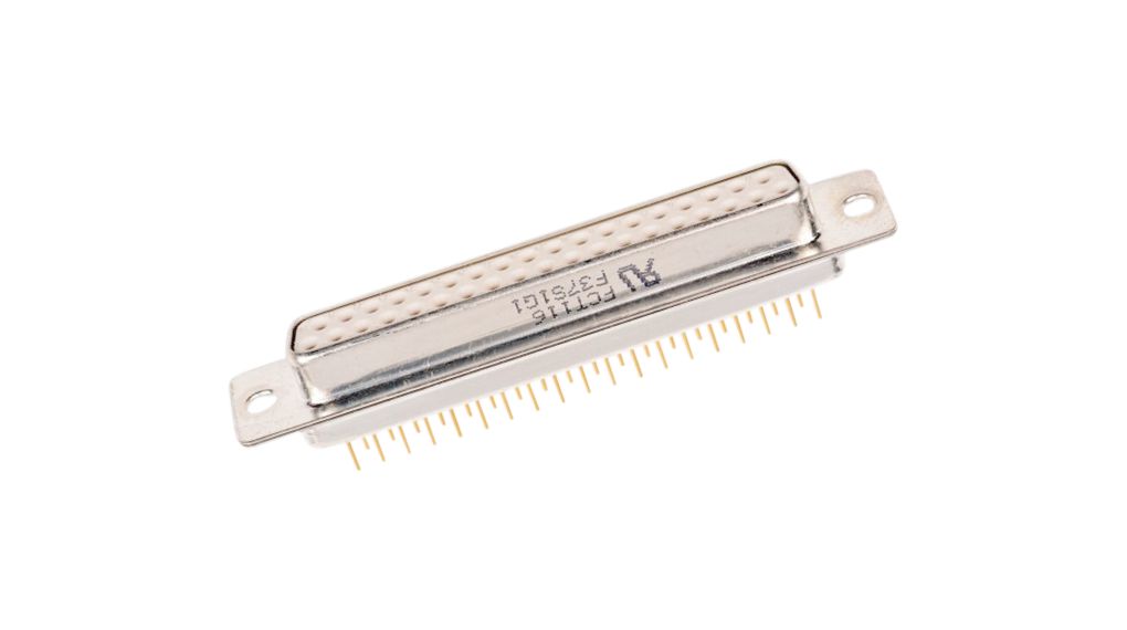 D-Sub-Steckverbinder, Buchse, DC-37, Radiale Leitungen