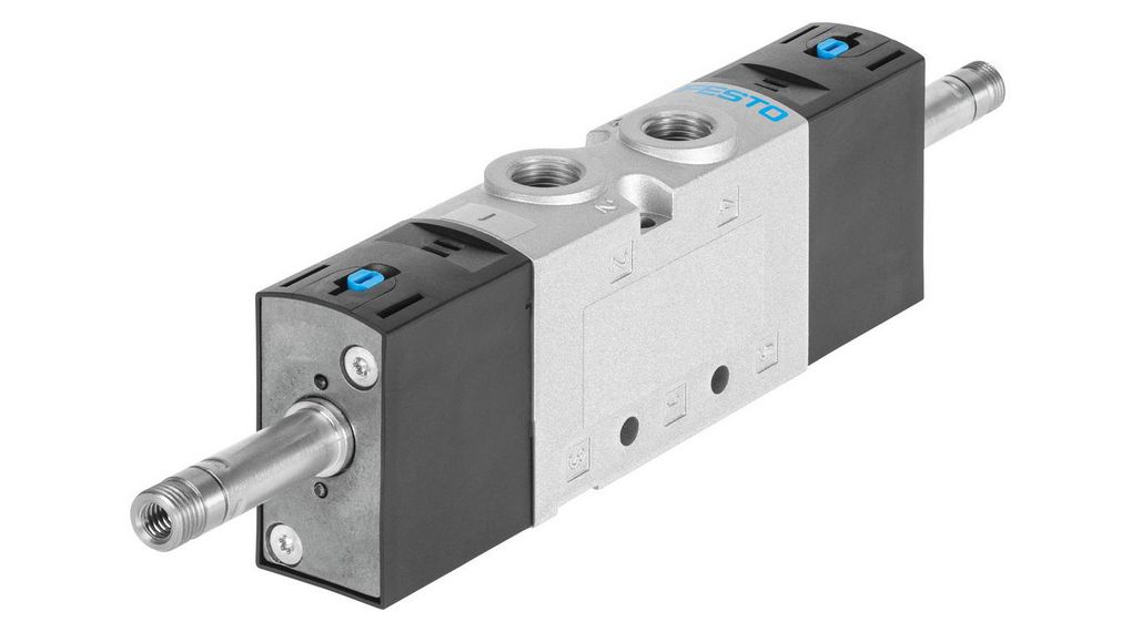 Électrovanne Pneumatique 5/2, 220V AC, Type Guide Intérieur - 4V110-06, Pour Air Filté