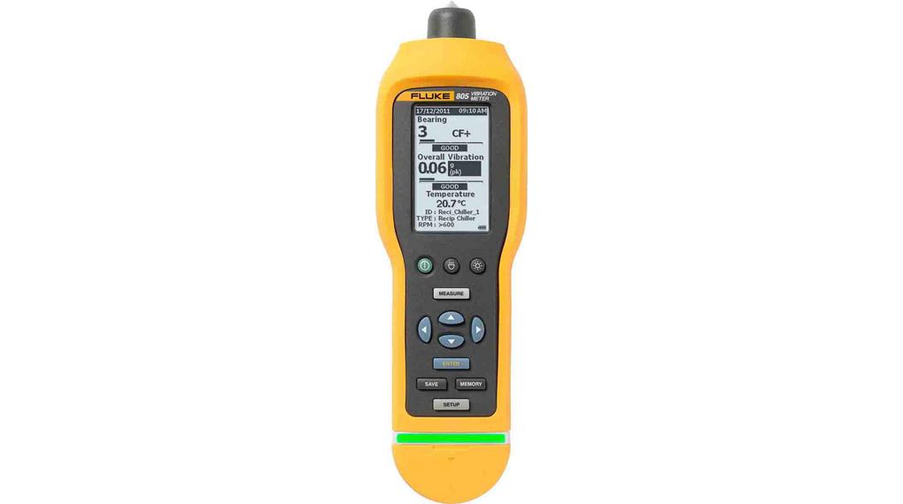 Vibration Meter, 0.01 ... 50 g, Temperature: 20 ... 200 °C