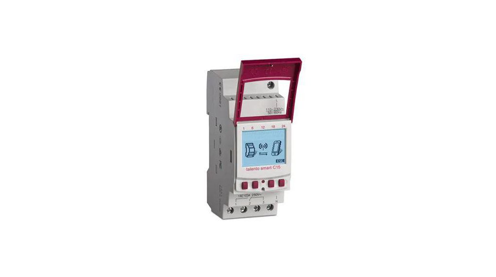 Grasslin Analogue DIN Rail Time Switch 110 ... 230 V ac, 1-Channel
