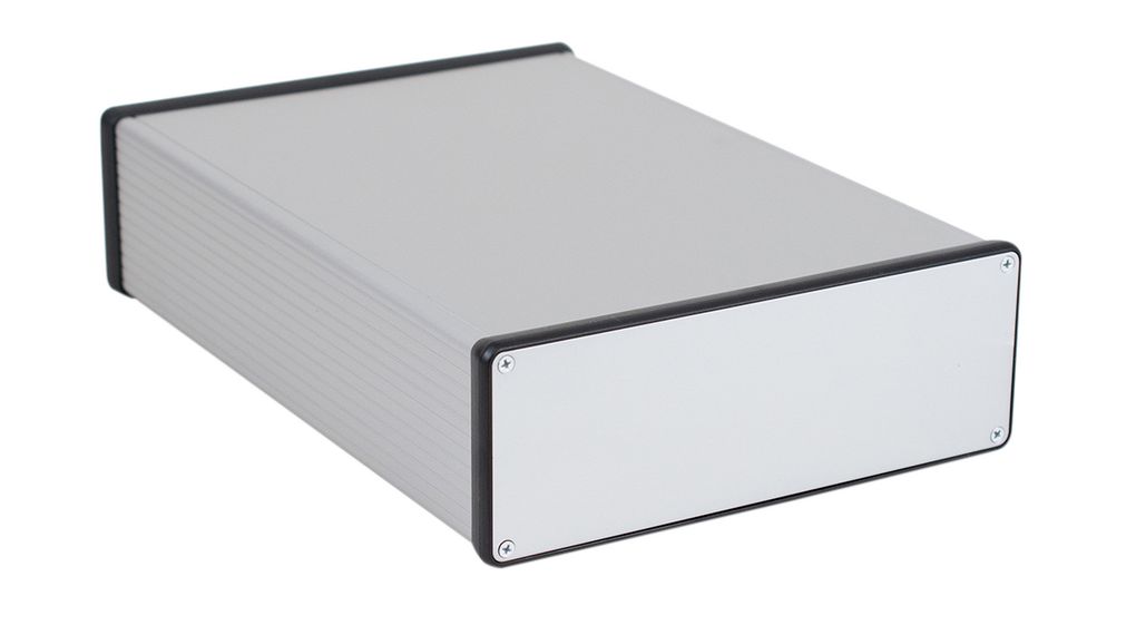 Extrudiertes Gehäuse 1455 279x191x66mm Aluminium Klar eloxiert IP54
