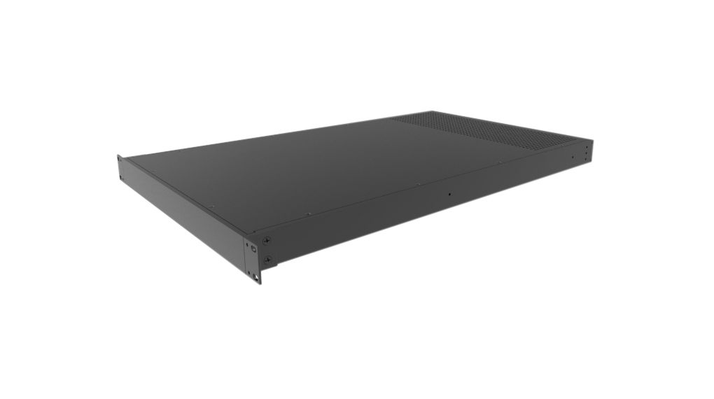 19" Desktop Enclosure, Rack Mount, 1U, Aluminium, 422x44x711mm