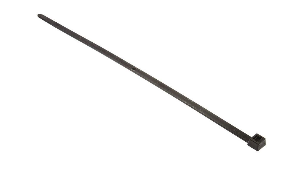 Cable Tie 365 x 7.6mm, Polyamide 6.6, 780N, Black, Pack of 100 pieces