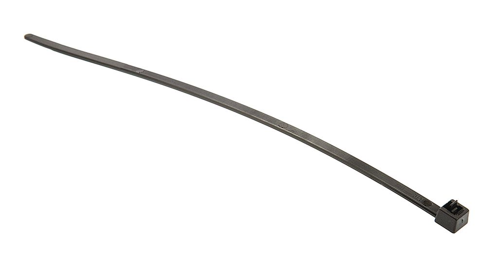 Kabelbinders 200 x 4.6mm, Polyamide 6.6, 200N, Zwart