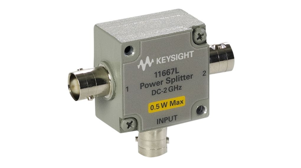 Power Splitter with BNC Connector, DC - 2GHz, 50Ohm 31.75mm Grey