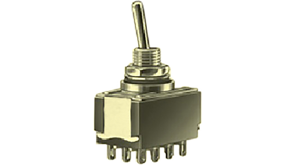 Miniatuur wipschakelaar AAN-AAN 6 A IP67