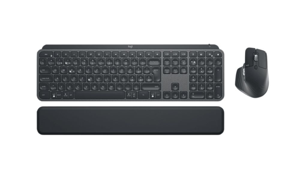 Keyboard and Mouse, 4000dpi, MX Keys, DE Germany, QWERTZ, Bluetooth / Wireless