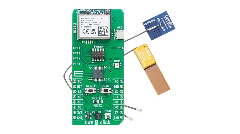 UWB 4 Click Bluetooth Communication Module 5V