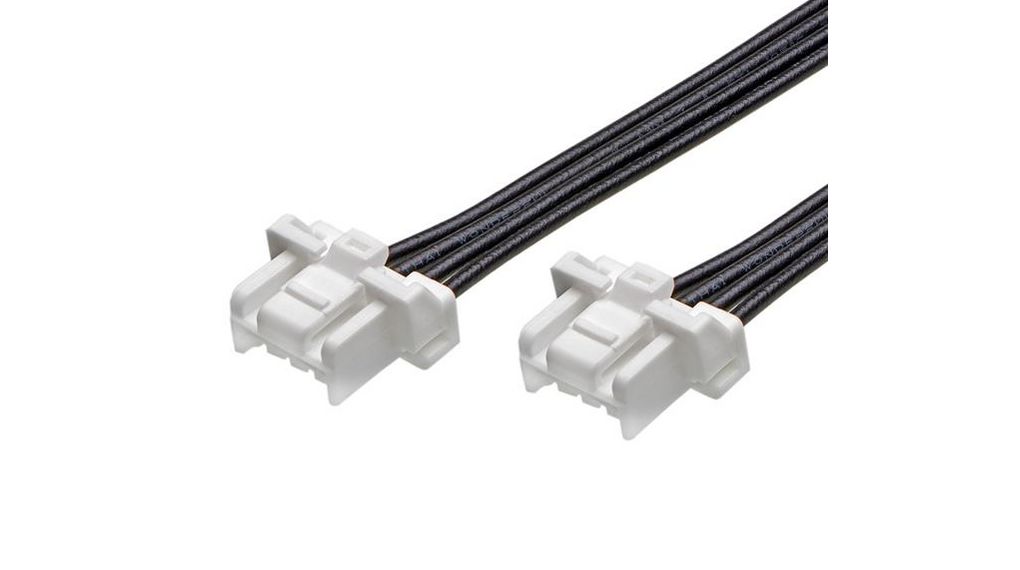 Konfektionierte Kabel ab Lager, Stecker - Stecker, 150mm, 22AWG, Positionen - 4