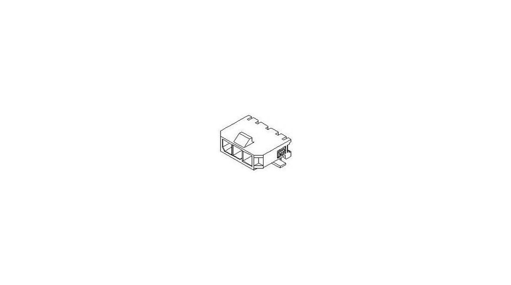 Rectangular Power Connector, 8 Contact(s, 5 ST
