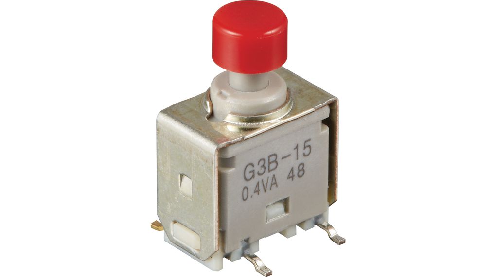 Ultra-Miniature Pushbutton Switch ON-(ON) 1CO SMD