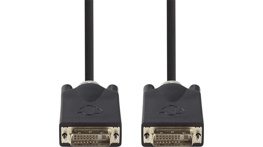 Video Cable, DVI-D 24 + 1-Pin Male - DVI-D 24 + 1-Pin Male, 2560 x 1600, 2m