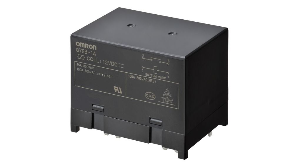 PCB-vermogensrelais G7EB 1NC 100A DC 24V 206Ohm