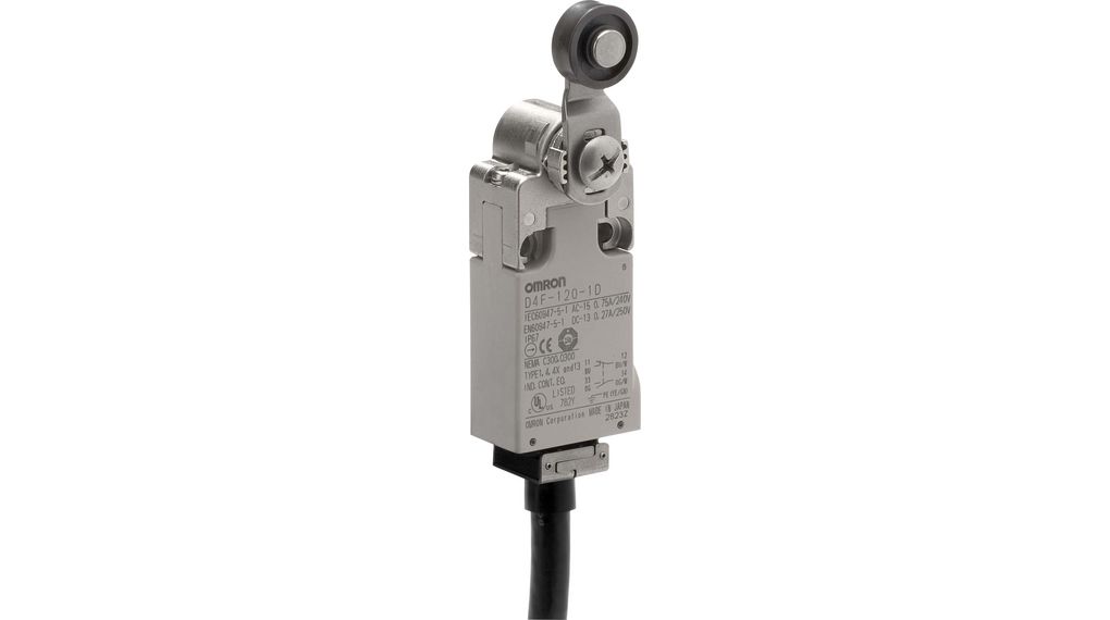 Limit Switch, Roller Lever, 2NO / 2NC, Slow-Action