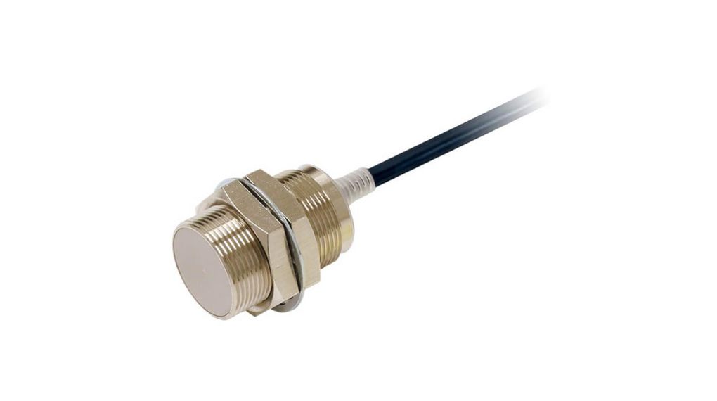 Capteur inductif Contact à fermeture (NO) 250Hz 30V 16mA 15mm IP67 / IP67G / IP69K Câble, 10 m E2E-X