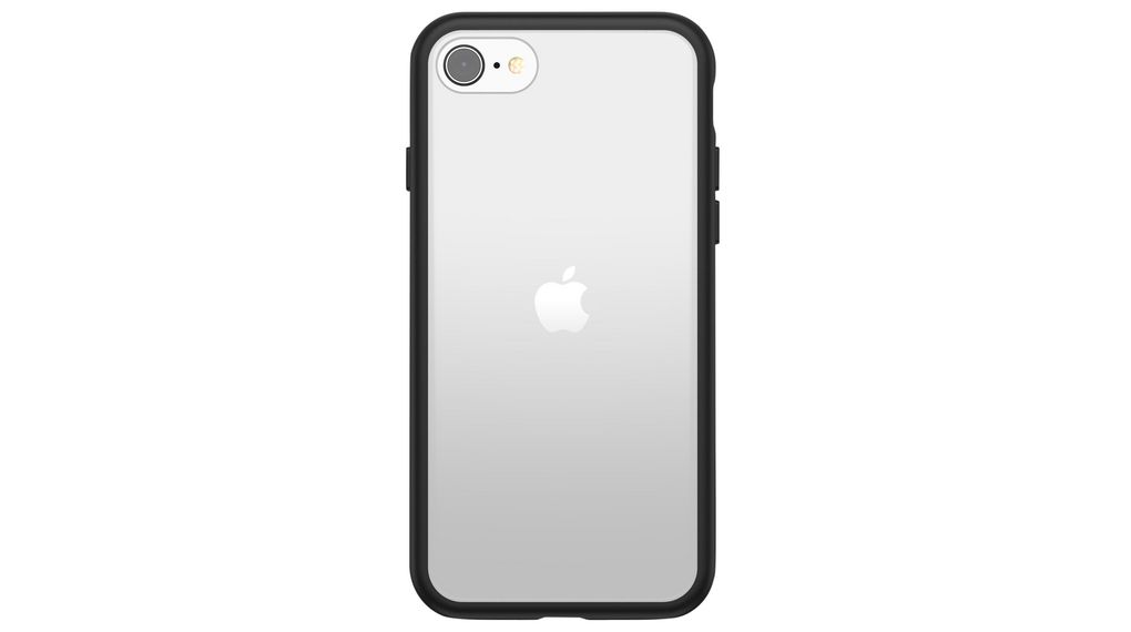 Kryt, Černá/transparentní, Vhodné pro iPhone 7/iPhone 8/iPhone SE (3. generace)/iPhone SE (2. generace)