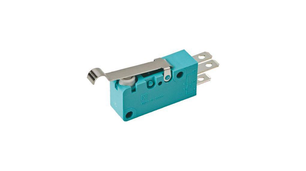 Mikroswitch ABV, 3A, 1CO, 1.18N, Simuleret rullearm