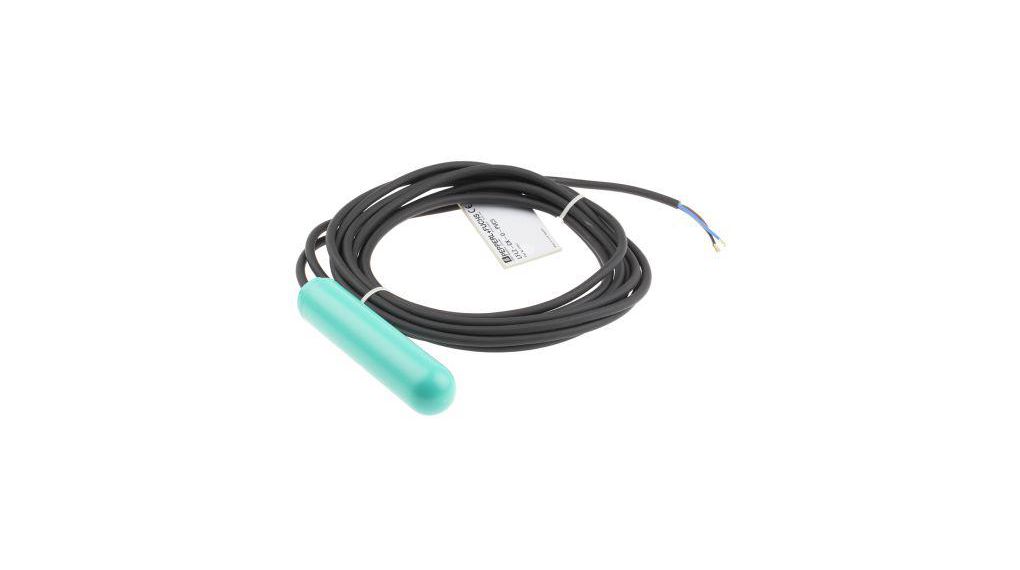 Horizontal Polypropylene Float Switch, Float, 5m Cable, Direct Load
