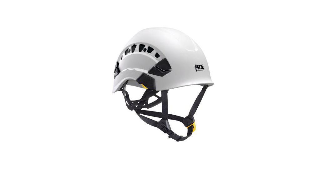 Petzl Vertex Vent White Safety Helmet with Chin Strap, Adjustable, Ventilated