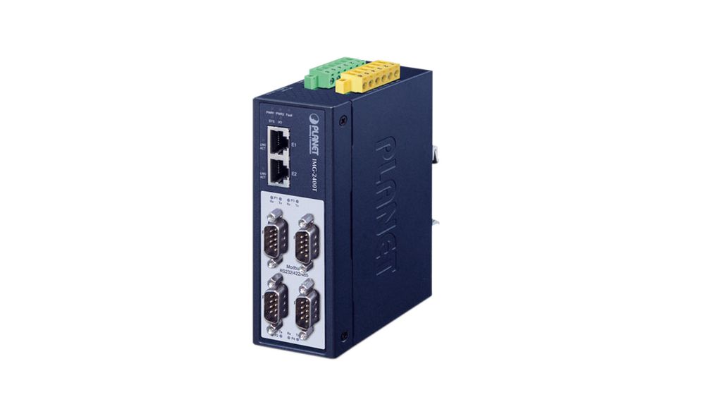 Passerelle Modbus, MODBUS / RS-232 / RS-422 / RS-485 - Ethernet / MODBUS TCP, Ports 6