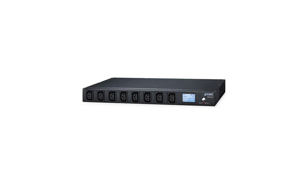 Power Distribution Unit 8x IEC 60320 C13 Socket - IEC 60320 C20 Plug