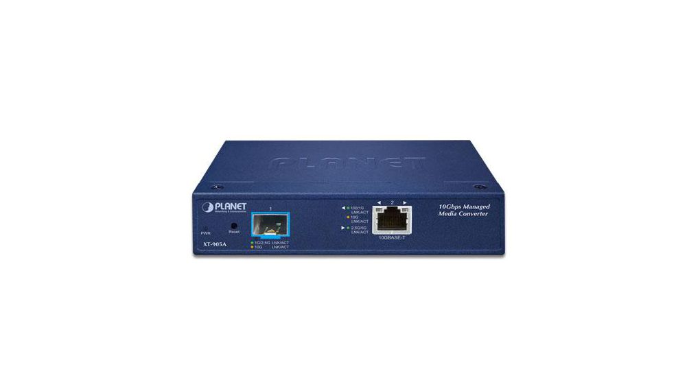 Medienkonverter, managed, Ethernet - Faser Multi-Mode, Glasfaseranschlüsse 1SFP+