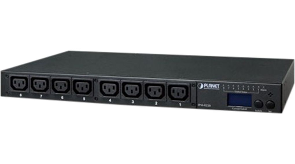 IP-Power Manager 8x IEC 60320 C13 - IEC 60320 C20 Schwarz