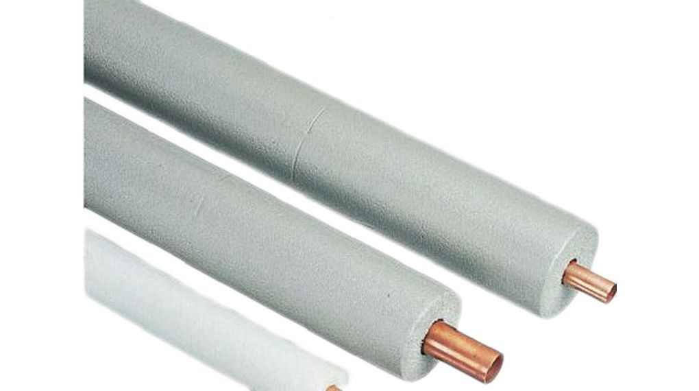 PE Pipe Insulation, 22mm dia. x 19mm x 2m Pack of 8 pieces