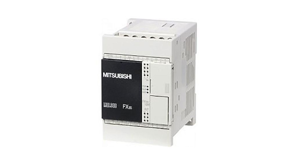 Mitsubishi Electric FX3S Series PLC CPU for Use with FX3 Series, Relay Output, 8 (Sink/Source)-Input, Sink, Source Input