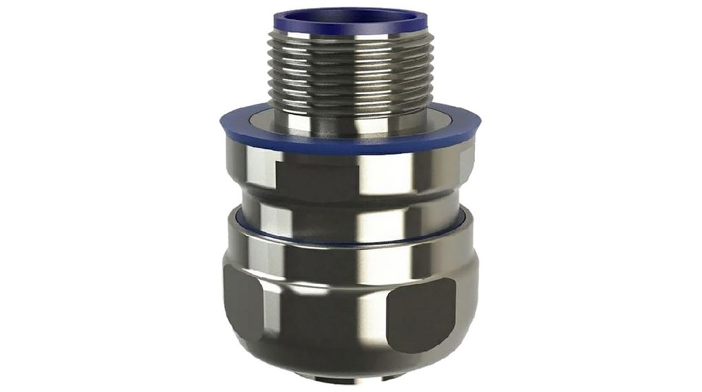 Flexicon External Thread Fitting, Conduit Fitting, 20mm Nominal Size, M20, 316 Stainless Steel IP66, IP67, IP68, IP69