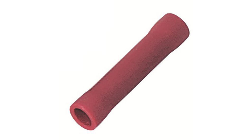 Splice Connector, Red, Insulated 0.5 → 1.5 mm², 22 → 16 AWG, Pack of 100 pieces