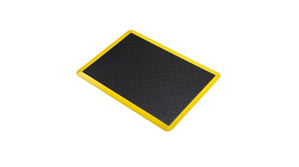 Coba Europe COBAelite® Diamond PU Anti-Fatigue Mat, 0.6m x 0.9m x 18mm