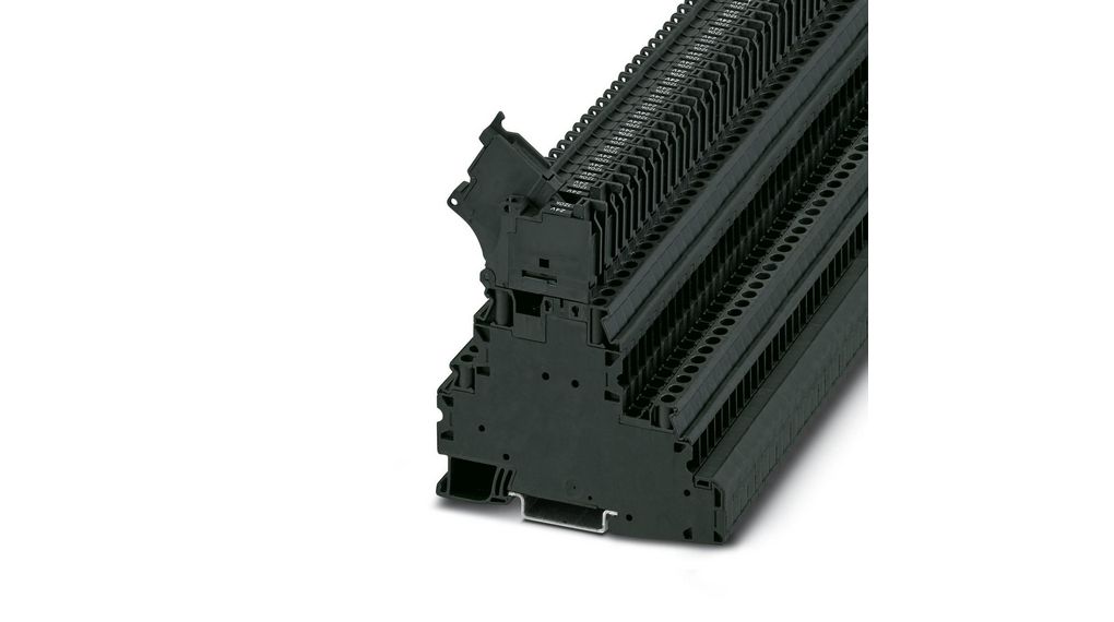 Phoenix Contact 3214366 UT 4 - L/HESILED Series Black, 4mm², Double-Level, Fused, ATEX, IECEx Poler, Paket med 50 delar