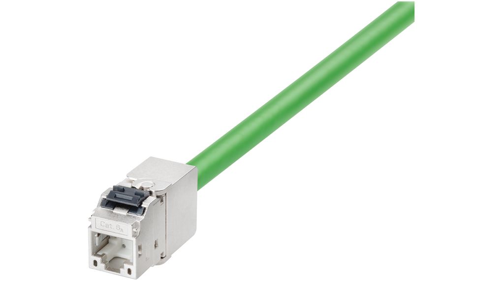 Modular Connector, Socket, RJ45, CAT6a, Straight, Positions - 8, Contacts - 8,