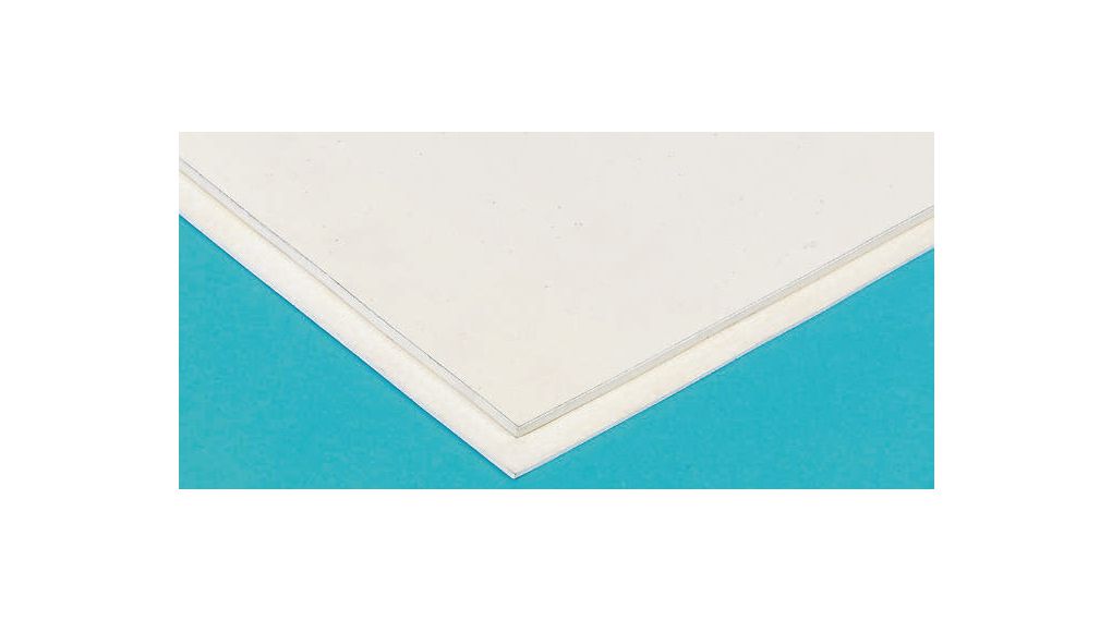 White Nitrile Rubber Sheet, 1.5m x 500mm x 1.5mm, -30°C to 80°C