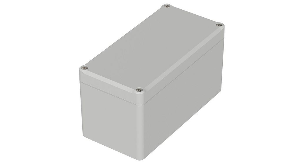 Bopla Euromas II Series Light Grey Polycarbonate Enclosure, IP65, Light Grey Lid, 160 x 80 x 87mm 80x87mm