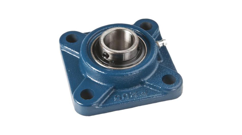 4 Hole Flange Bearing Unit 17mm ID
