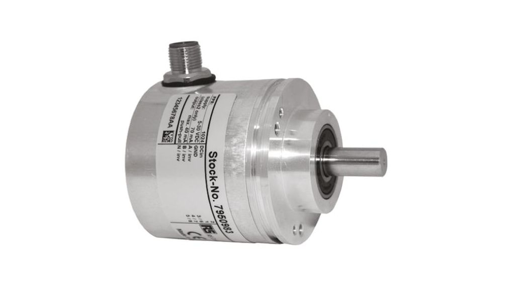 Incremental Incremental Encoder, 200 ppr, HTL Inverted Signal, Solid Type, 10mm Shaft