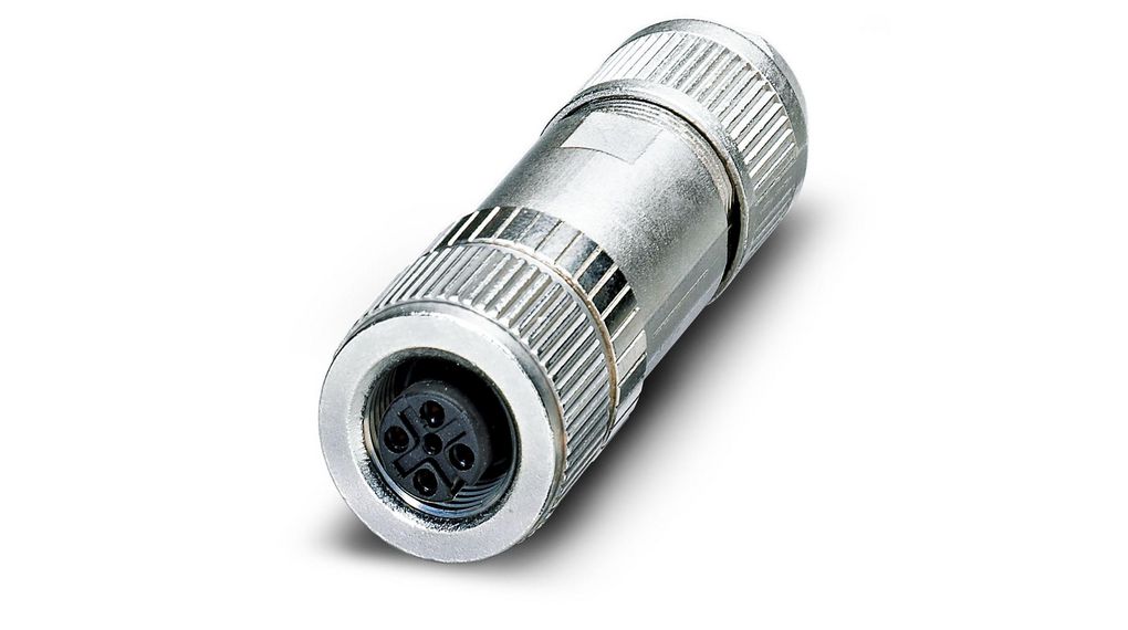 1554526 | Phoenix Contact Circular Connector, 4 Contacts, Cable Mount ...