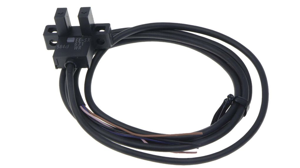 Through Beam Photoelectric Sensor, Fork Sensor, 5 mm Detection Range 1ms IP50