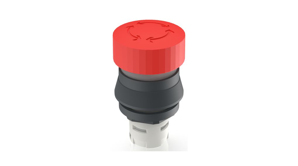Estop Rotating Rafi 1300741210301 | RAFI Emergency Stop Actuator with Round Collar Latching ...