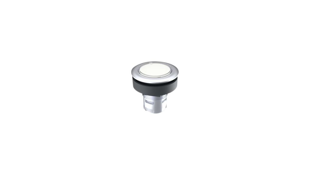 Illuminated Pushbutton Actuator Flat Button White IP65 RAFIX 16 F