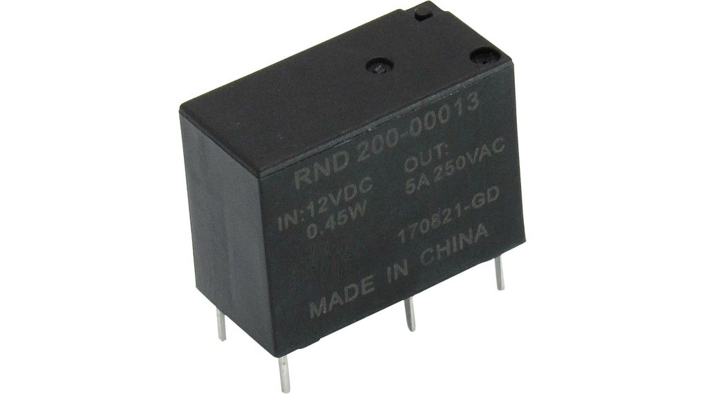 PCB Power Relay 1CO 5A DC 12V 320Ohm
