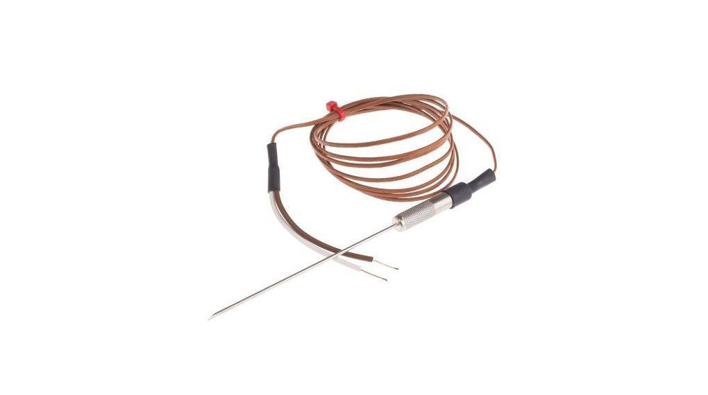 Thermocouple with Chisel Point Sensor 100mm 250°C Type T 1.6mm Stainless Steel