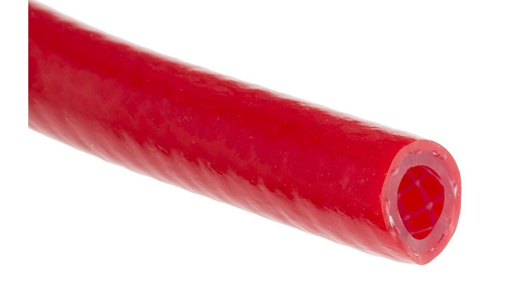 Hose, 10mm, 16mm, Polyvinyl Chloride (PVC), 15bar, 25m, Red