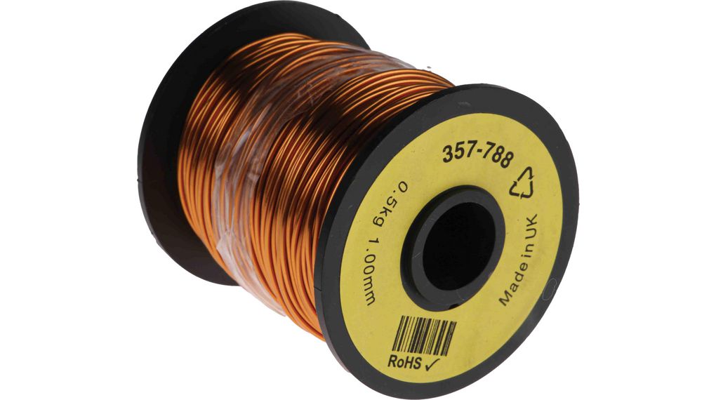 Copper Wire, 0.82mm², ø1.08mm