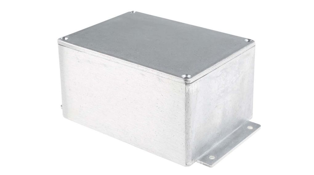 Enclosure 140x102x77mm Die-Cast Aluminium Silver IP65