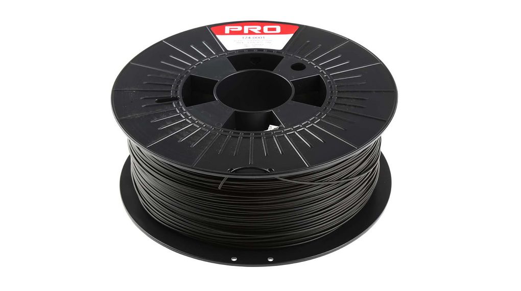3D Printer Filament, PLA-X3, 1.75mm, Black, 1kg