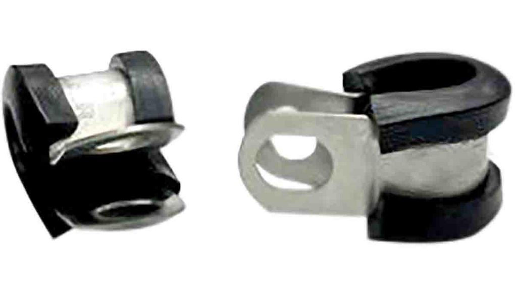 P-Clip, Stainless Steel, 6mm, Pack of 20 pieces