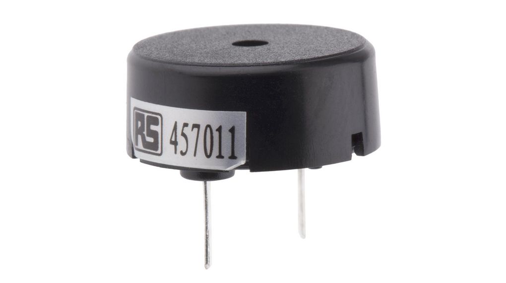 Buzzer piézoélectrique Continu 78dB 4kHz 30V -30 ... 70°C Lot de 5 pièces
